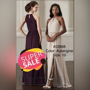 Christina Wu Celebrations Bridesmaid dress Color: Aubergine Size: 10